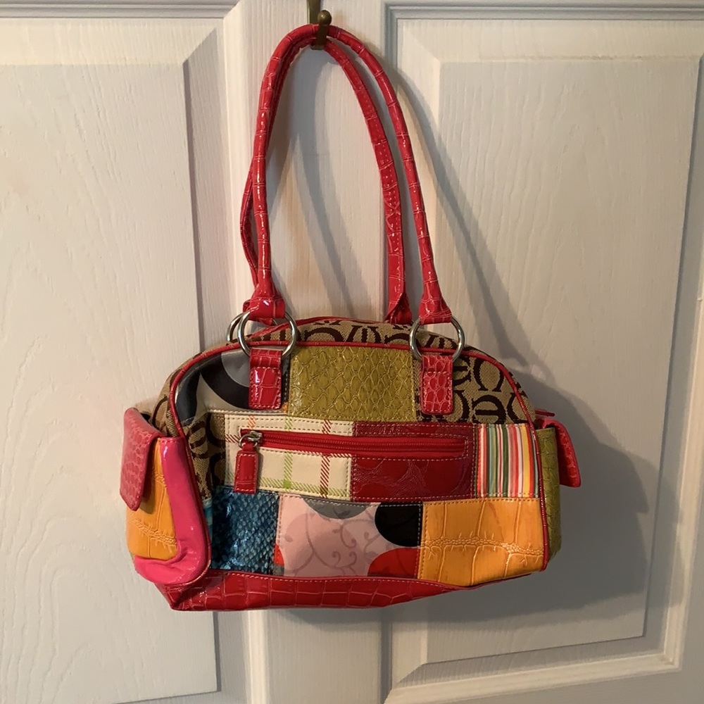 Patchwork bag and wallet. - Picture 3 of 9